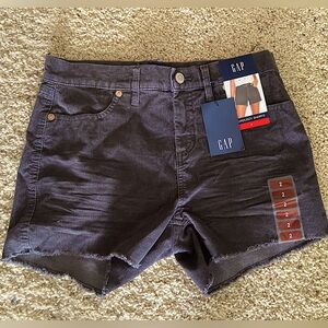 Black GAP Corduroy Shorts - SZ 2